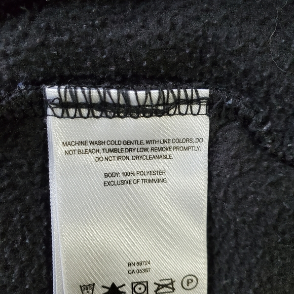 Columbia Fleece Full Zip Vest Charcoal Gray Black Size 2X - Picture 6 of 6